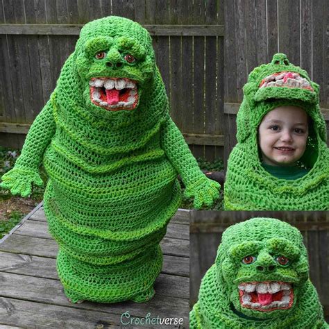 Mom Crochets Ghostbusters Halloween Costume for Her Son