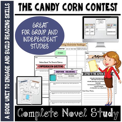 The Candy Corn Contest by Patricia Reilly Giff Novel Study Complete | Made By Teachers