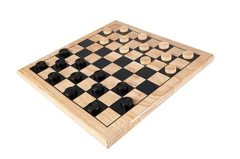 Traditional Wooden Draughts - Gamez Galore