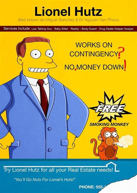 I made a poster for Lionel Hutz | Lionel hutz, The simpsons, Simpsons art