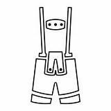 Lederhosen Coloring Pages sketch template