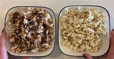 How to flavor bagged popcorn with chocolate cinnamon or garlic herb