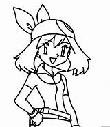 Pokemon Misty Ash Brock Coloring Page » Turkau sketch template