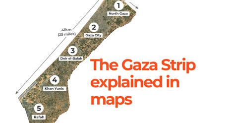 The Gaza Strip explained in maps Israel-Palestine conflict News ...