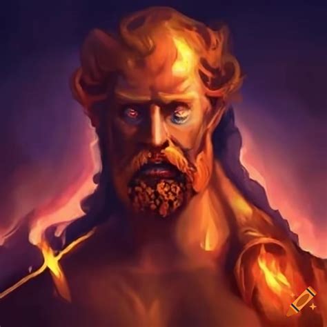 Hephaestus, god of fire and forge