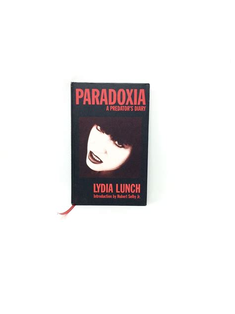 Lydia Lunch Paradoxia Hardcover Book Diary 1997 - Etsy