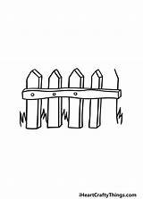 Picket Fence Coloring Page sketch template