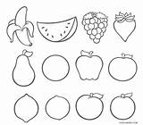 Fruit Obst Colorir Coloriage Ausmalbilder Cool2bkids Imprimir Dibujar  sketch template