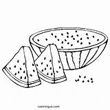 Most Stunning watermelon coloring pages sketch template