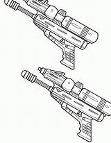 Nerf Gun Coloring Pages  Coloring Home sketch template