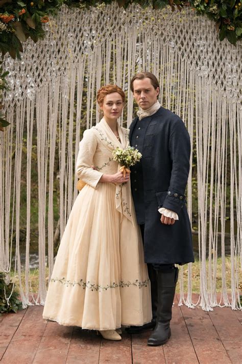 Would Brianna have worn a cream wedding dress on Outlander?