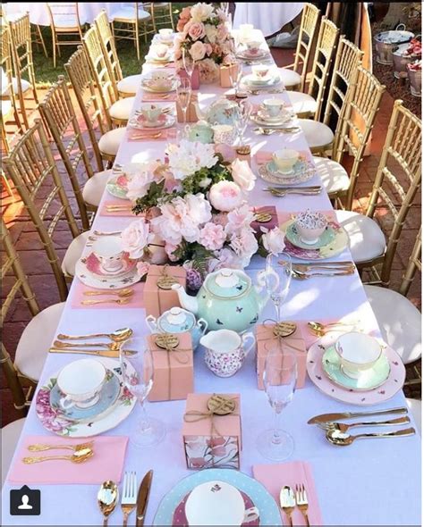 High Tea Table | Bridal tea party, Tea party bridal shower, Tea party table
