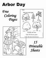 Arbor Day Coloring Pages sketch template