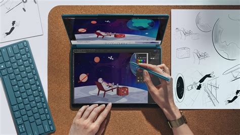 Lenovo Yoga Book 9i mit zwei OLED-Bildschirmen ab sofort verfügbar