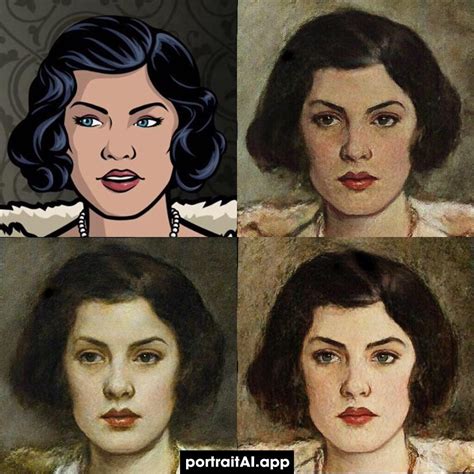 Malory Archer with PortraitAI : r/ArcherFX