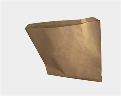 Brown Flat Paper Bag, For Packaging, Capacity: 750 gm at Rs 2/piece in ...