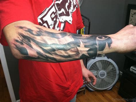 19 Phenomenal Flag Tattoos On Wrist