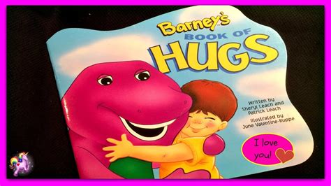 "BARNEY'S BOOK OF HUGS" - Read Aloud - Storybook for kids, children - YouTube