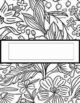 FREE Editable Coloring Binder Section Dividers By Self Educated ELA sketch template