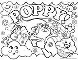 Trolls Dreamworks Coloring Sheet Pages sketch template