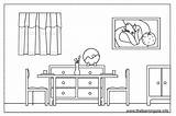 Living Room coloring pages Download And Print For Free sketch template