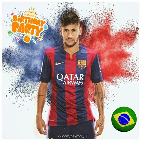 Neymar Jr Happy Birthday 23 Years ~ Fc Barcelona Photo