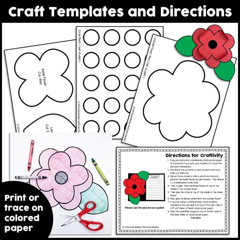 Memorial Day Poppy Craft Activity - Crafty Bee Creations