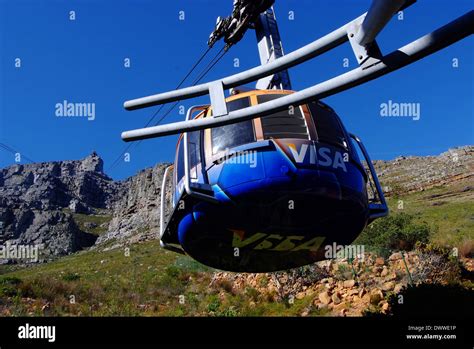 Table mountain cable car Stock Photo - Alamy