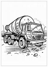 Cement Mixer Coloring Pages  Fun Construction Vehicle Activity For sketch template