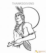 Thanksgiving Pilgrim Coloring Page 05  Free sketch template
