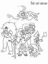 Steven Universe Coloring Pages Printable sketch template