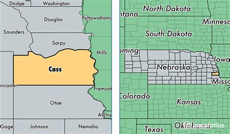 Political Map Of Cass County - Bank2home.com