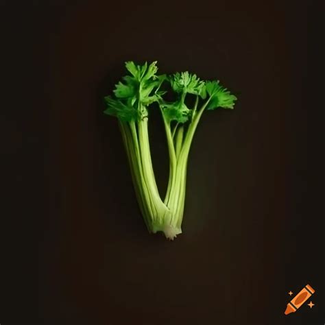 Celery album art, minimalist background