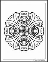90 Celtic Coloring Pages Irish Scottish Gaelic Kids Adults PDF  sketch template
