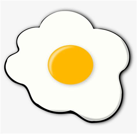 Food, Cartoon, Eggs, Fried, Egg, Breakfast, Side, Sunny - Sunny Side Up Clipart Transparent PNG ...