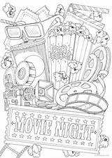 Kino Ausmalbild Malvorlage  AusmalbilderFurKinderde sketch template