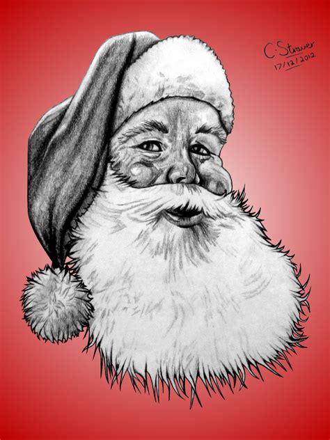 Santa Claus Drawing by LethalChris on DeviantArt