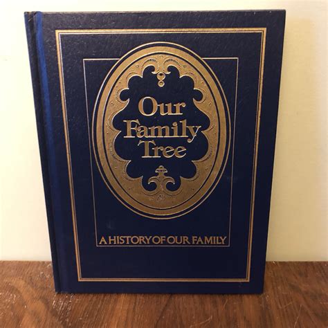 Vintage Hardcover 1977 Our Family Tree : A History of Our | Etsy | Family tree book, Family tree ...