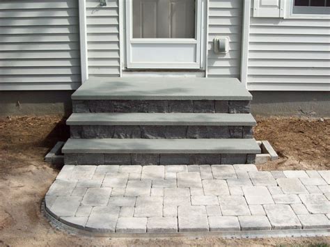 Vaughan Landscaping: Whitted Residence South Burlington, VT | Patio steps, Patio stones, Patio ...