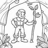 Jack And The Beanstalk Coloring Page 20742 16394 sketch template