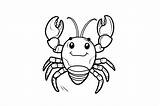 Cute Baby Lobster Coloring Page For Kids Graphic By Forhadx5 · Creative  sketch template