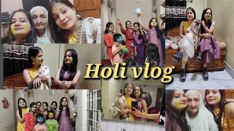 Holi Celebration 2023 With Bhaang Wali Thandai |Holi Vlog |Reaction ...