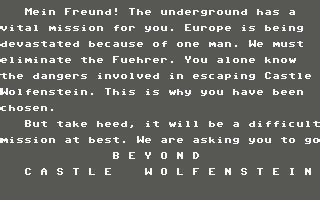 Download Beyond Castle Wolfenstein - My Abandonware