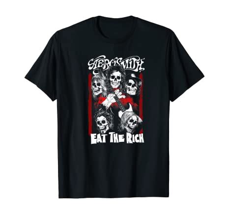 Aerosmith Eat the Rich T-Shirt - Men's at Rock Band T-shirts.