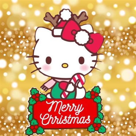 Download Adorable Hello Kitty Celebrating Christmas | Hello Kitty ...