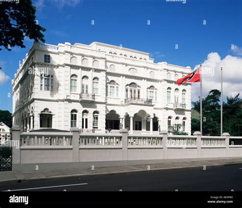 The Prime Minister's office, known as Whitehall, Port of Spain, Trinidad, Trinidad & Tobago ...