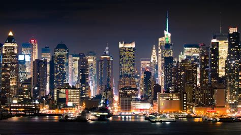 New York City night photos HD wallpaper | Wallpaper Flare