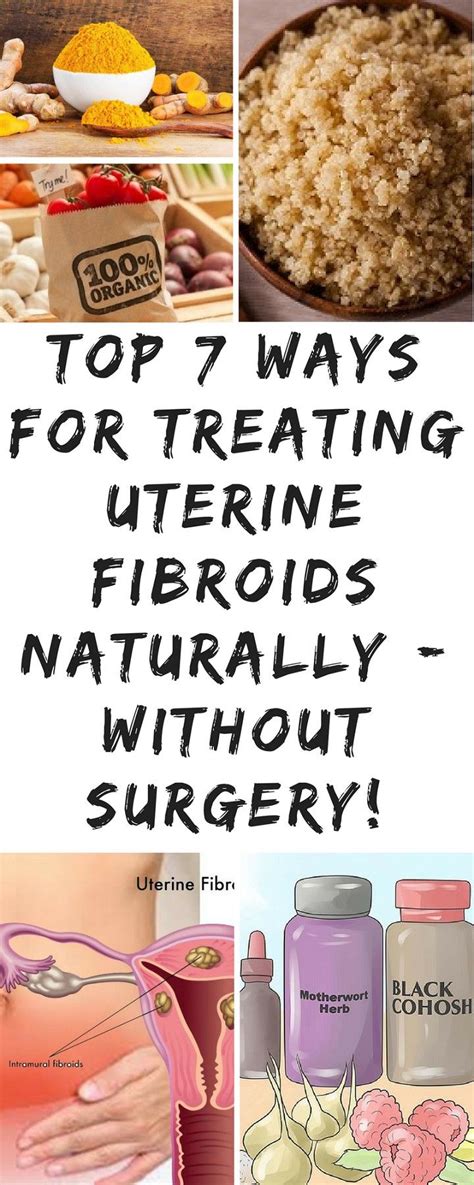 TOP 7 Ways for Treating Uterine #Fibroids Naturally - Without Surgery ...