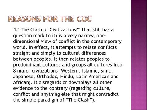 😍 Clash of civilizations samuel huntington summary. The Clash of ...