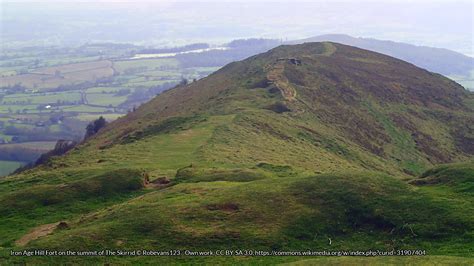 Iron-Age-Hill-Fort-on-the-summit-of-The-Skirrid - #FolkloreThursday